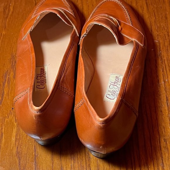 Cole Haan NWOT size 10 tan leather made in italy - Picture 3 of 8